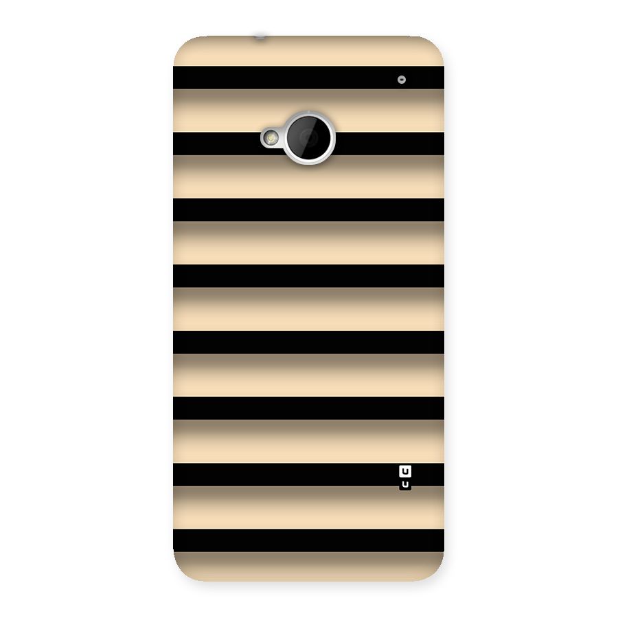 Shadow Stripes Back Case for One M7 (Single Sim)