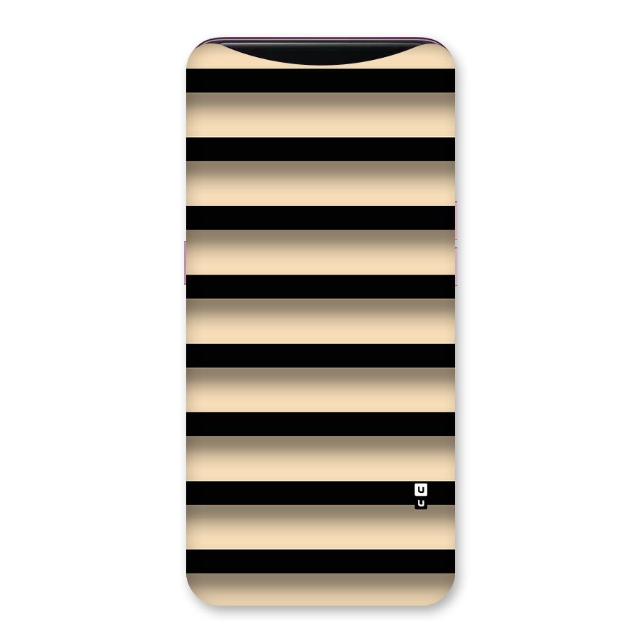 Shadow Stripes Back Case for Oppo Find X