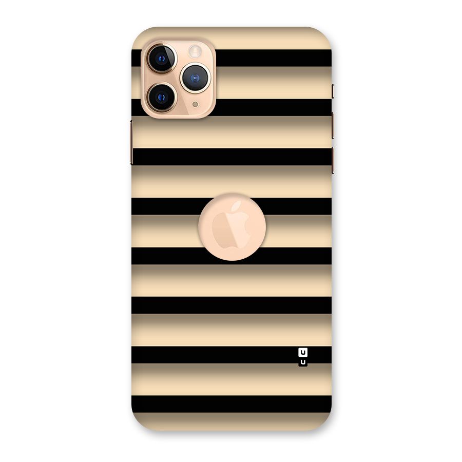 Shadow Stripes Back Case for iPhone 11 Pro Max Logo Cut