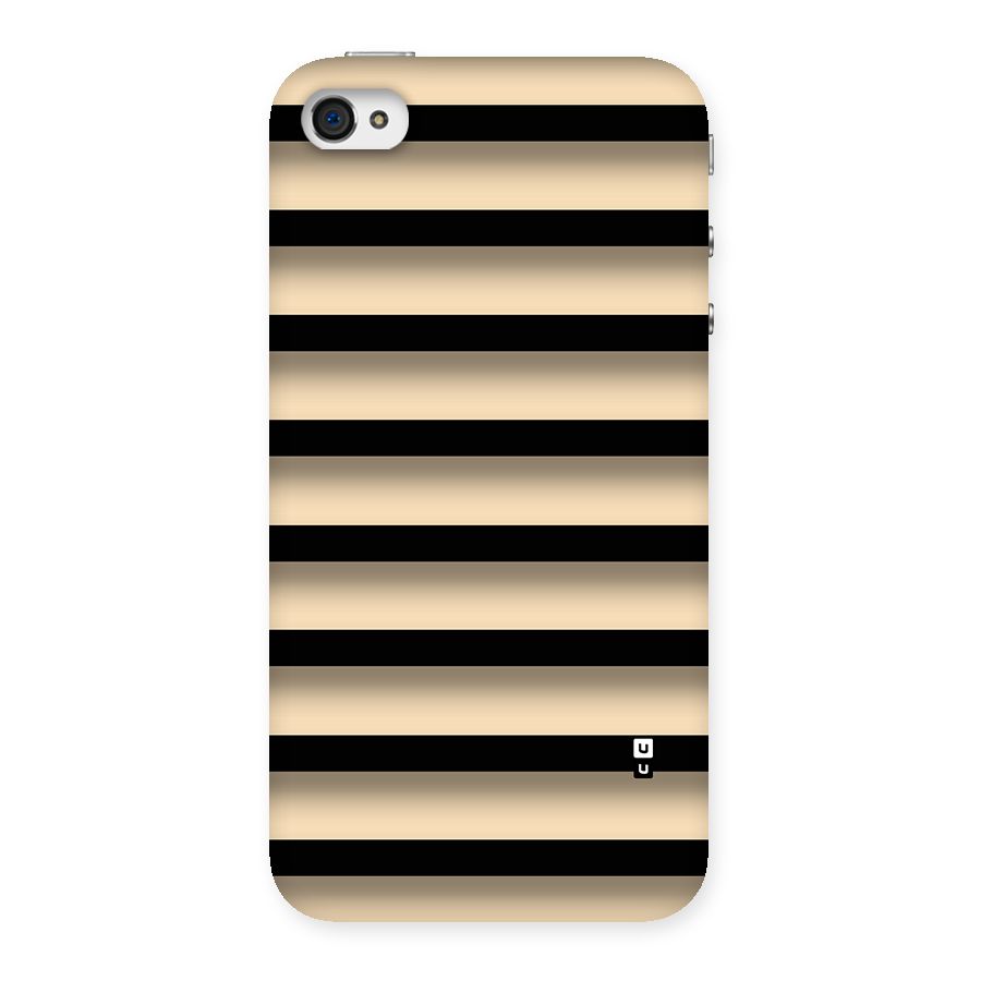 Shadow Stripes Back Case for iPhone 4 4s
