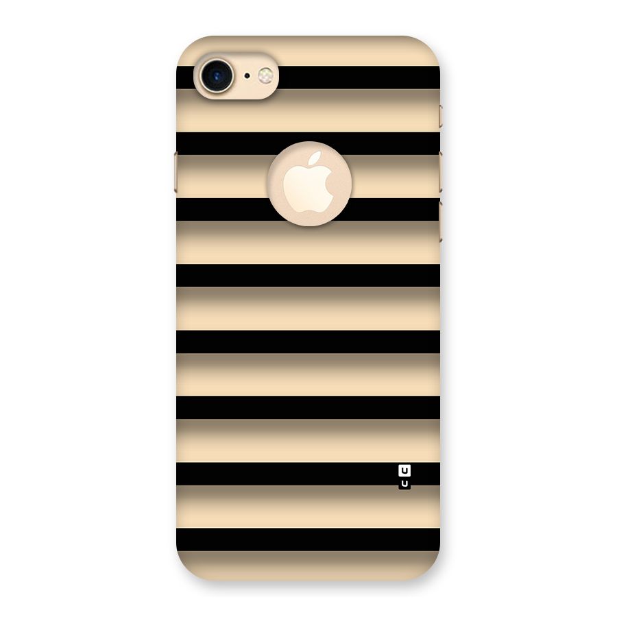 Shadow Stripes Back Case for iPhone 7 Logo Cut