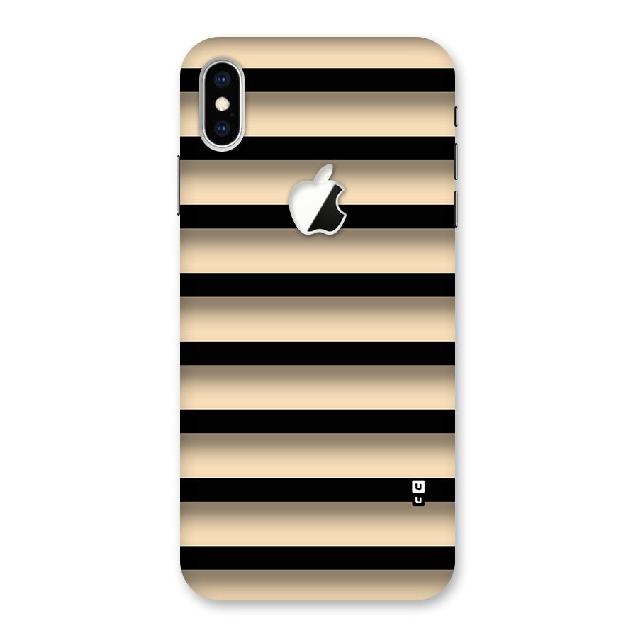 Shadow Stripes Back Case for iPhone XS Max Apple Cut