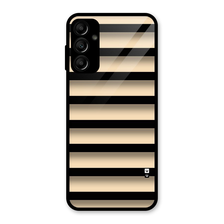 Shadow Stripes Glass Back Case for Galaxy A14 5G