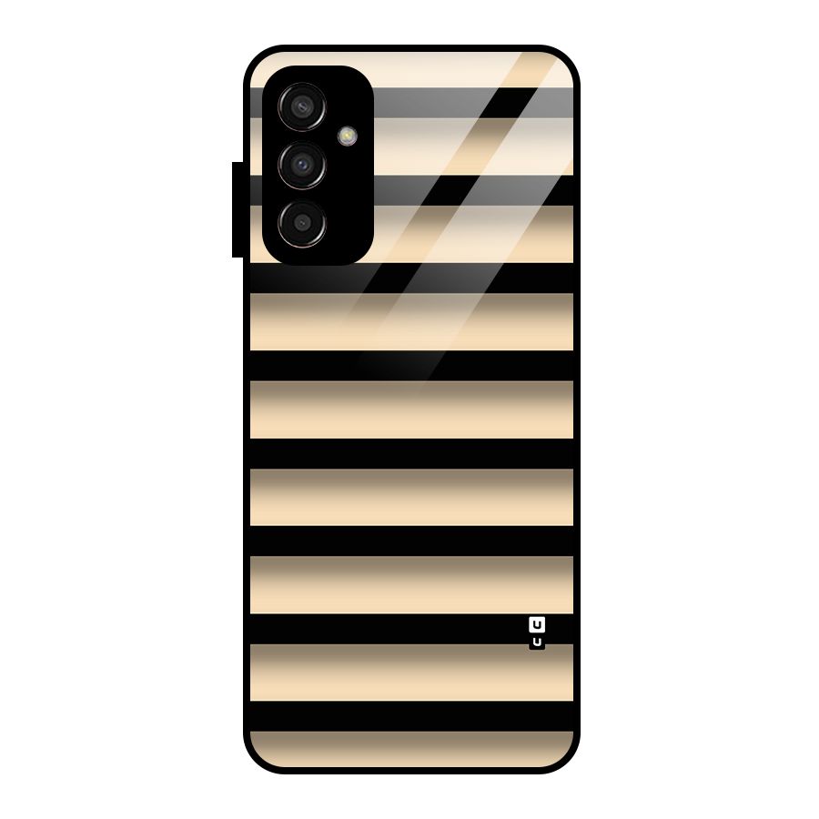 Shadow Stripes Glass Back Case for Galaxy F13
