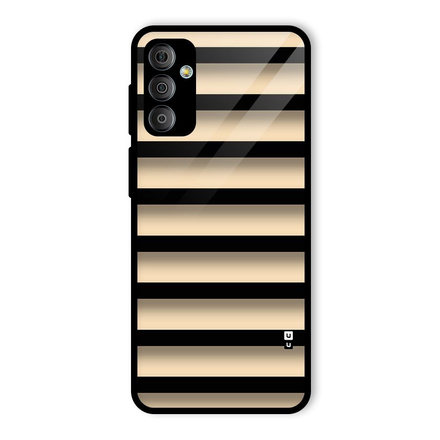 Shadow Stripes Glass Back Case for Galaxy F23