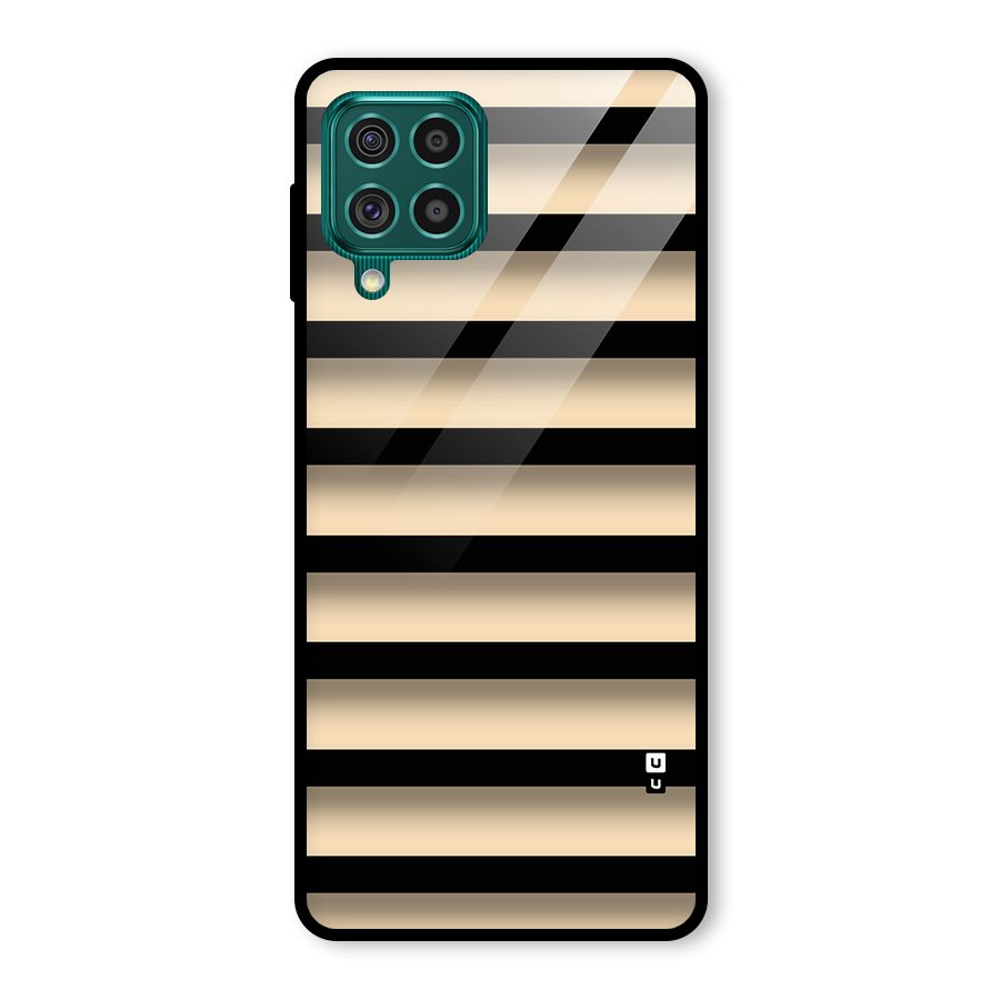 Shadow Stripes Glass Back Case for Galaxy F62