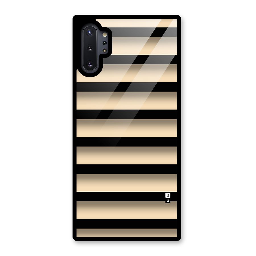 Shadow Stripes Glass Back Case for Galaxy Note 10 Plus