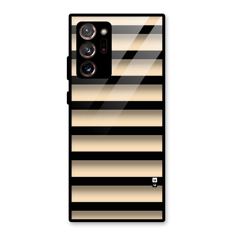 Shadow Stripes Glass Back Case for Galaxy Note 20 Ultra 5G