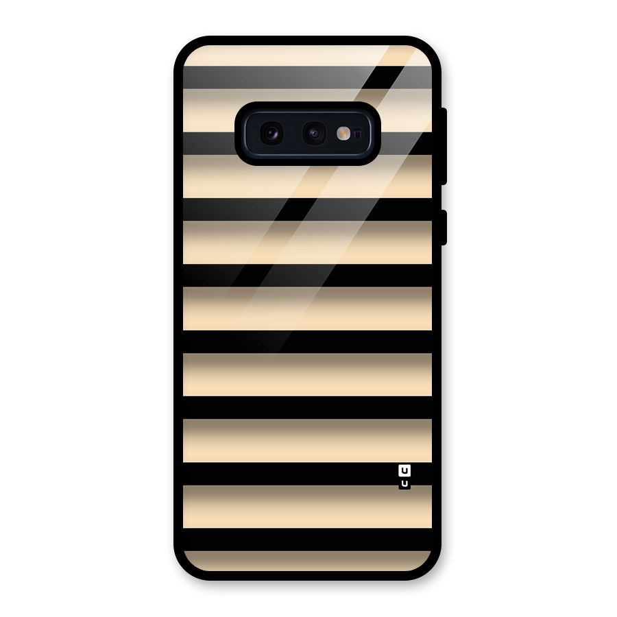 Shadow Stripes Glass Back Case for Galaxy S10e