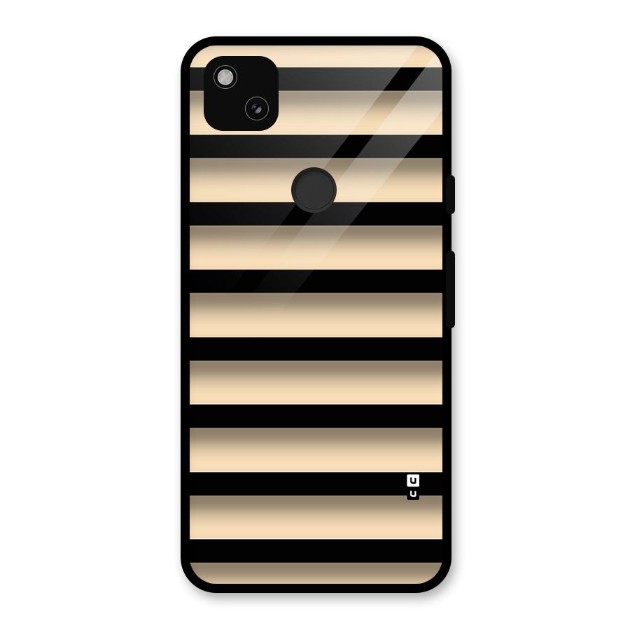 Shadow Stripes Glass Back Case for Google Pixel 4a