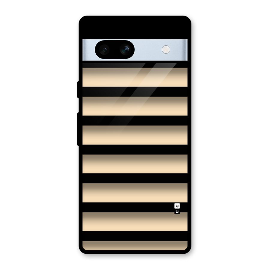 Shadow Stripes Glass Back Case for Google Pixel 7a