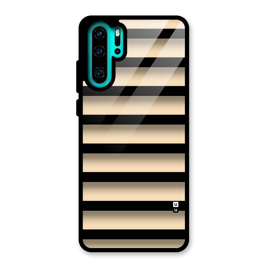 Shadow Stripes Glass Back Case for Huawei P30 Pro