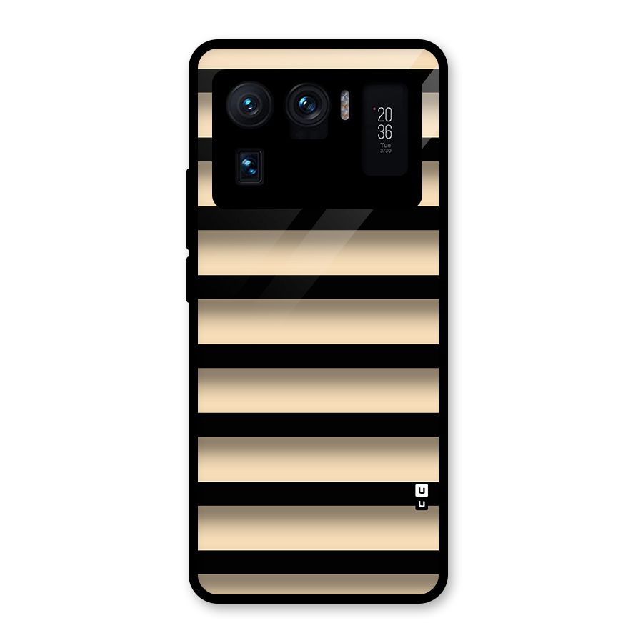 Shadow Stripes Glass Back Case for Mi 11 Ultra