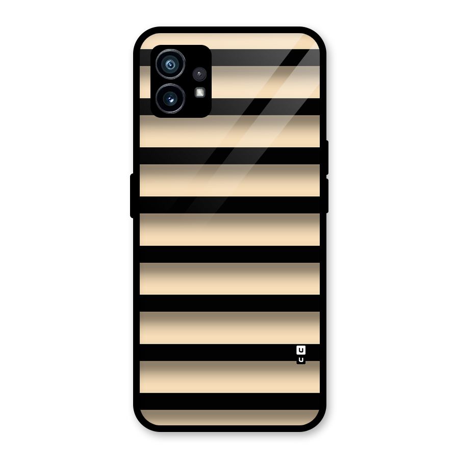 Shadow Stripes Glass Back Case for Nothing Phone 1
