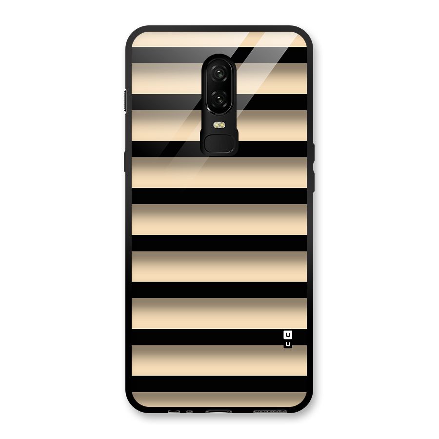 Shadow Stripes Glass Back Case for OnePlus 6