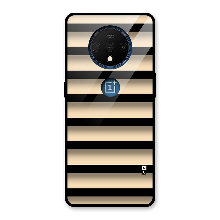 Shadow Stripes Glass Back Case for OnePlus 7T