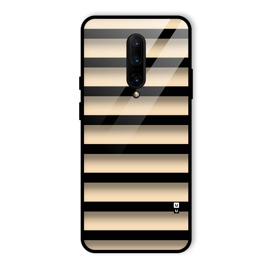 Shadow Stripes Glass Back Case for OnePlus 7 Pro