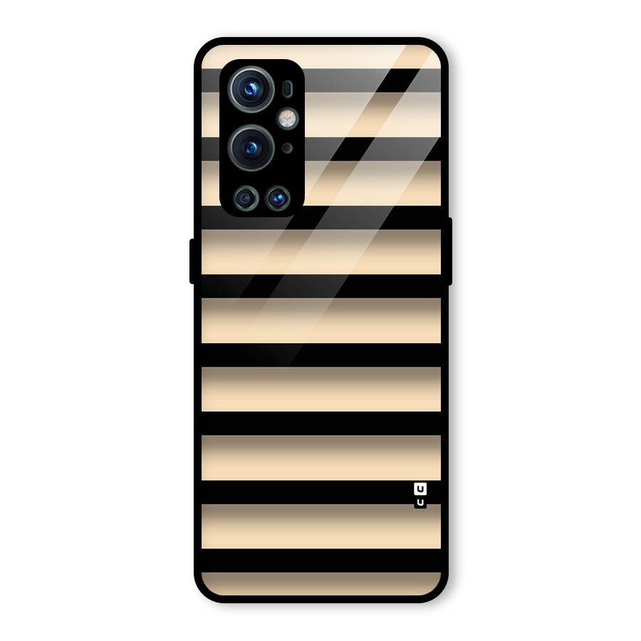 Shadow Stripes Glass Back Case for OnePlus 9 Pro