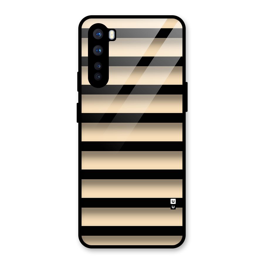 Shadow Stripes Glass Back Case for OnePlus Nord
