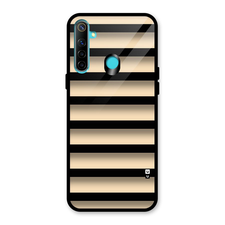 Shadow Stripes Glass Back Case for Realme 5i