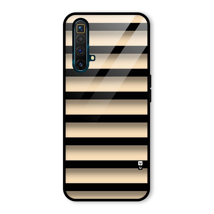 Shadow Stripes Glass Back Case for Realme X3