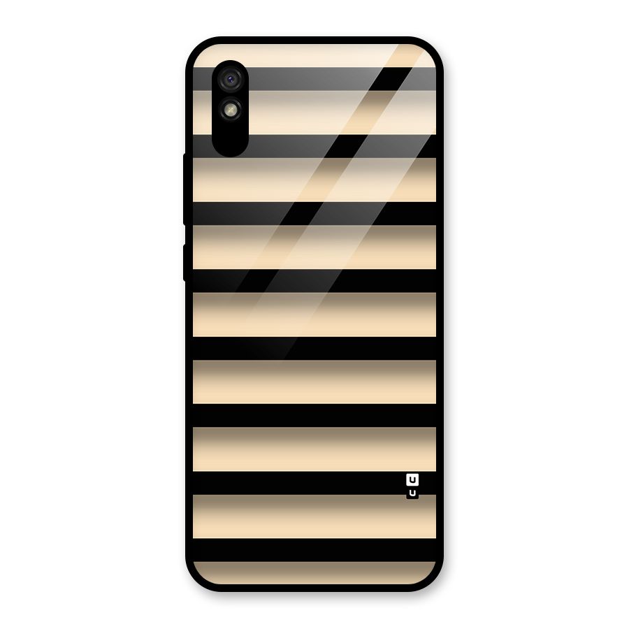 Shadow Stripes Glass Back Case for Redmi 9A