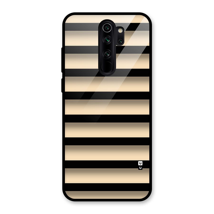 Shadow Stripes Glass Back Case for Redmi Note 8 Pro
