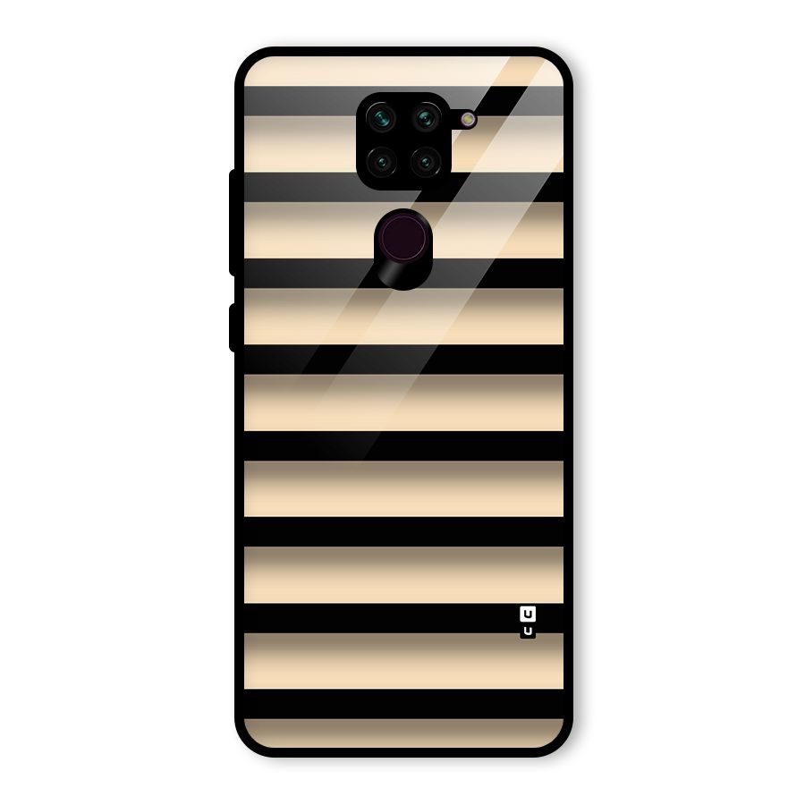 Shadow Stripes Glass Back Case for Redmi Note 9