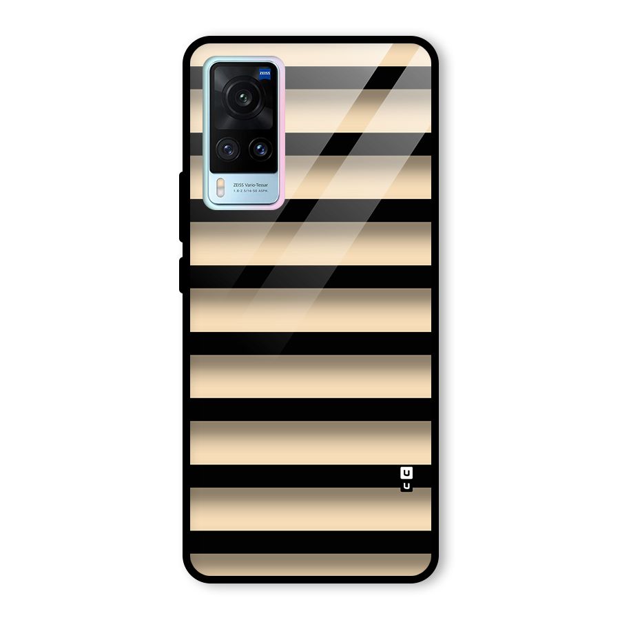 Shadow Stripes Glass Back Case for Vivo X60