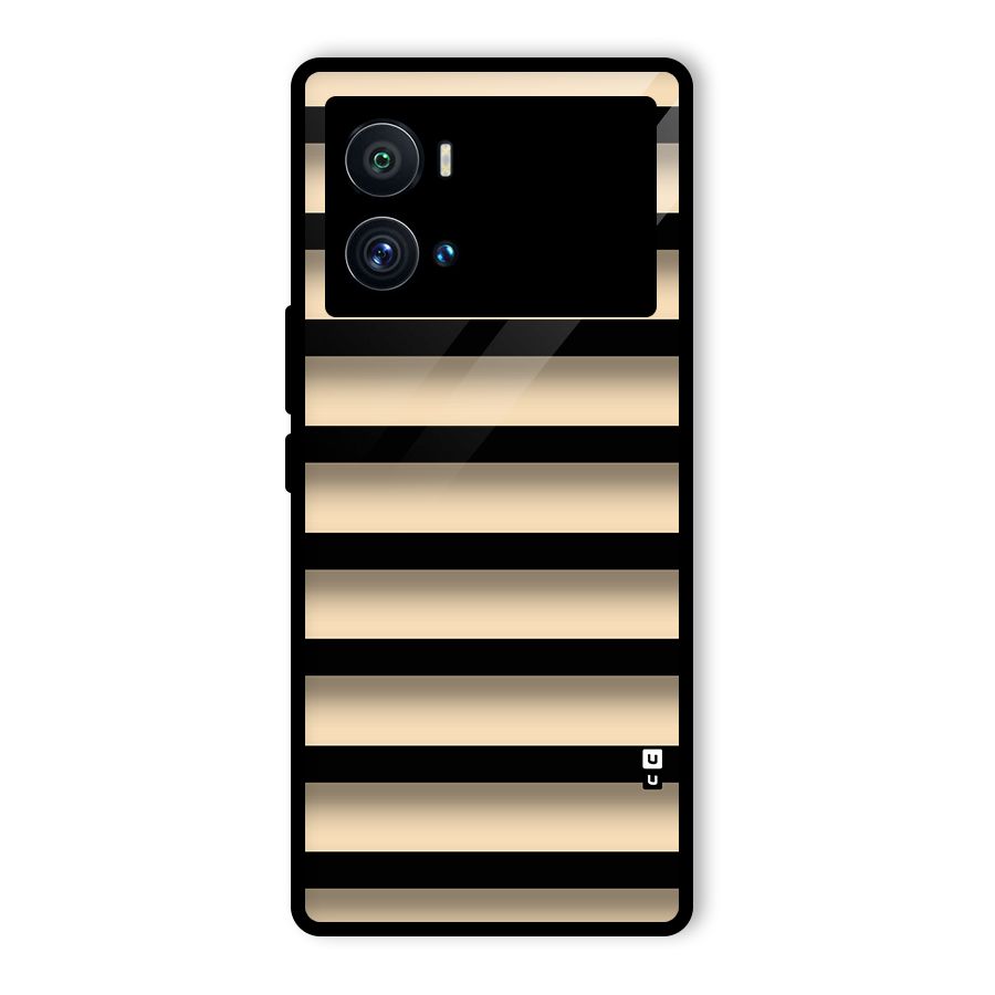 Shadow Stripes Glass Back Case for Vivo iQOO 9 Pro