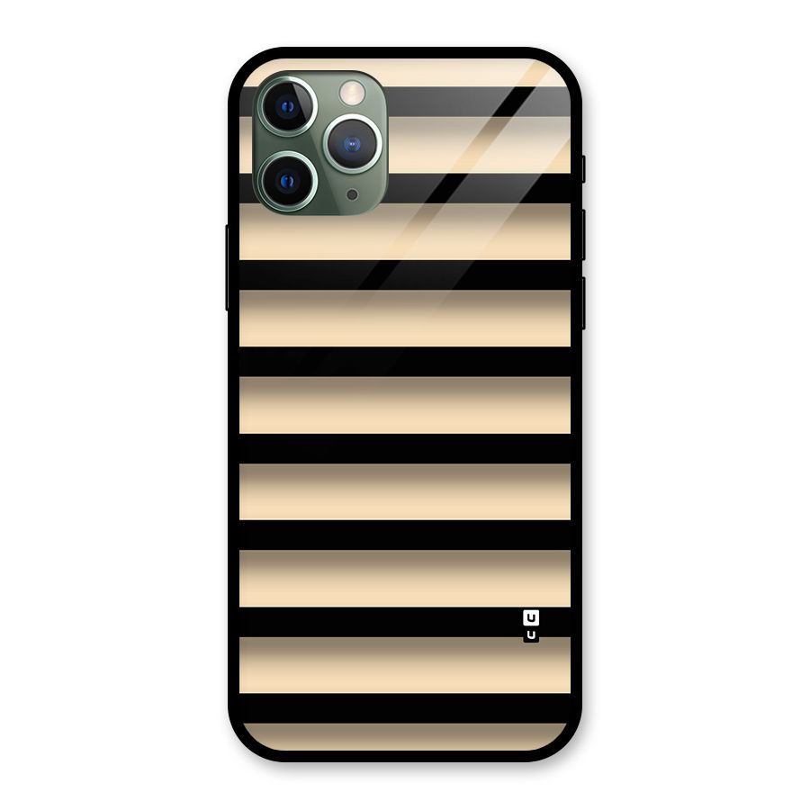 Shadow Stripes Glass Back Case for iPhone 11 Pro
