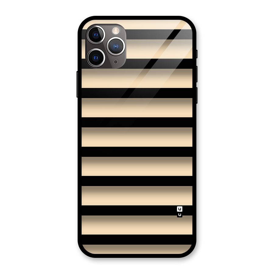 Shadow Stripes Glass Back Case for iPhone 11 Pro Max