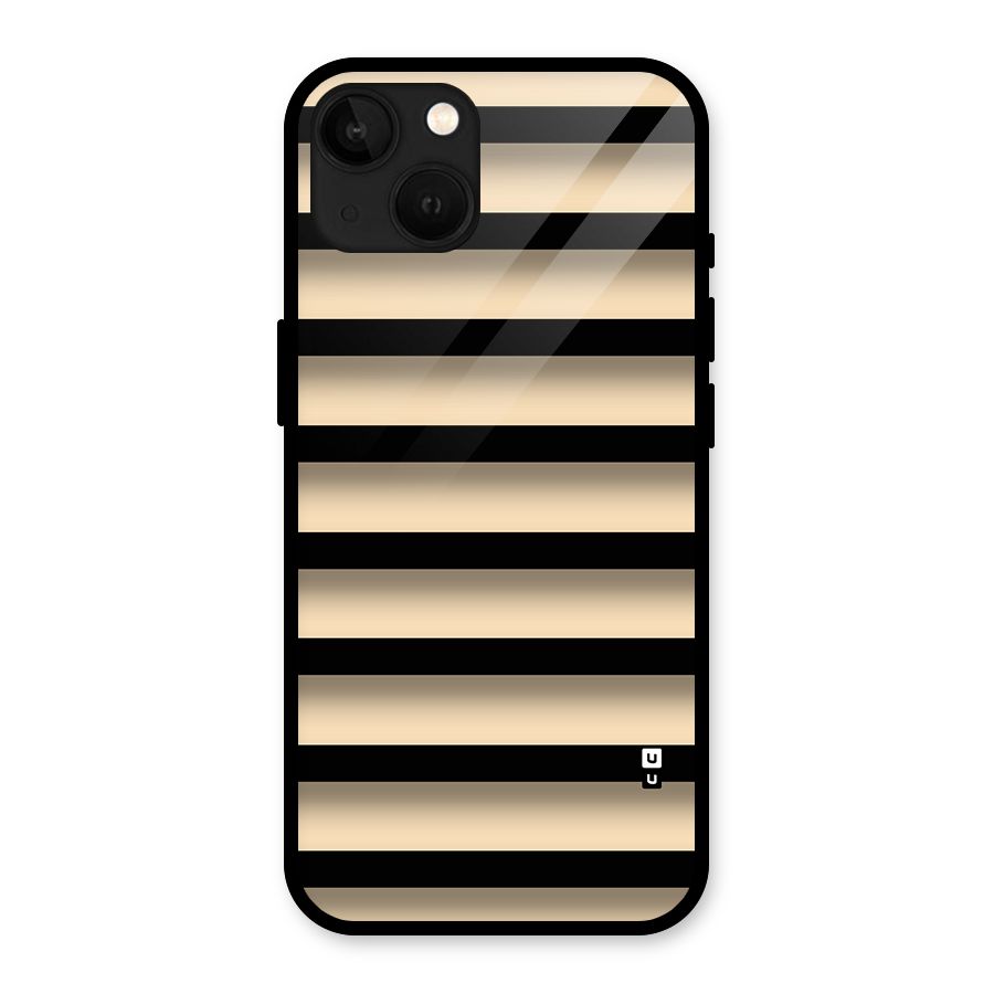 Shadow Stripes Glass Back Case for iPhone 13