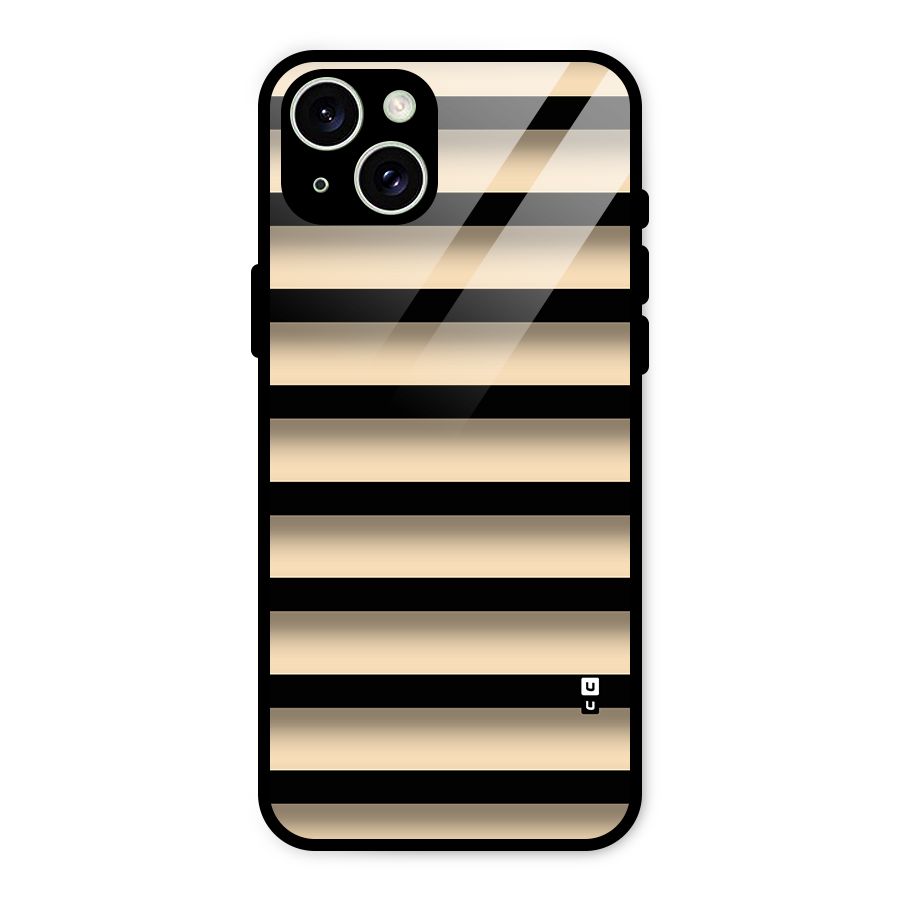 Shadow Stripes Glass Back Case for iPhone 15 Plus