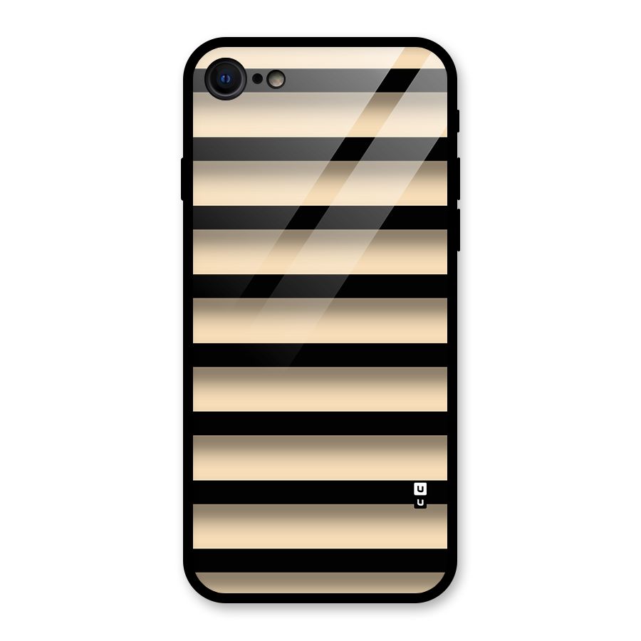 Shadow Stripes Glass Back Case for iPhone 7
