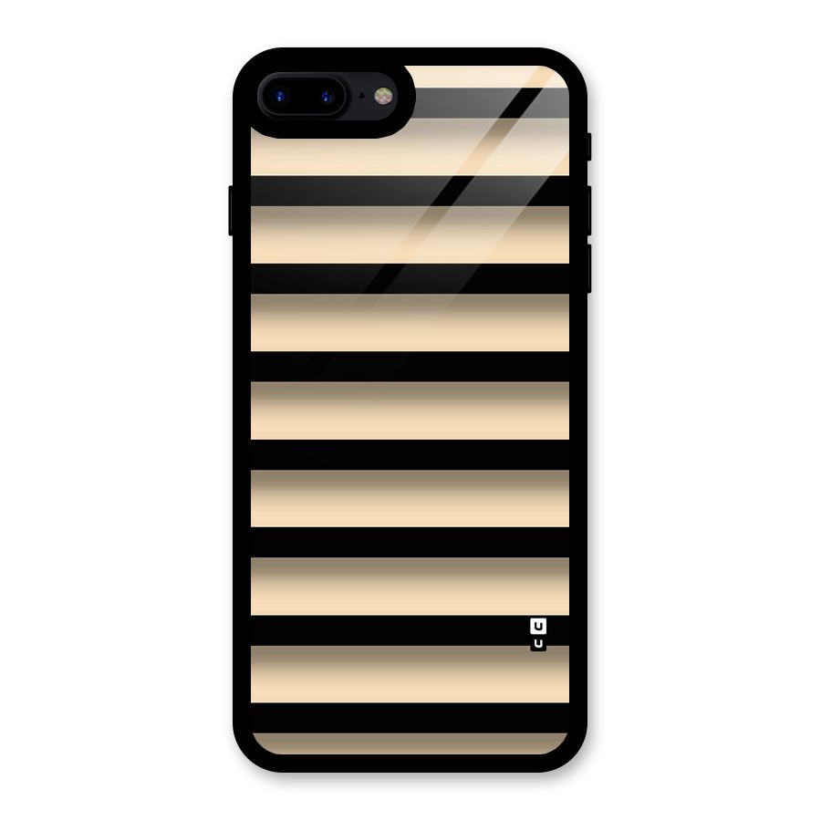Shadow Stripes Glass Back Case for iPhone 8 Plus