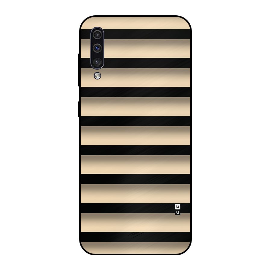 Shadow Stripes Metal Back Case for Galaxy A50