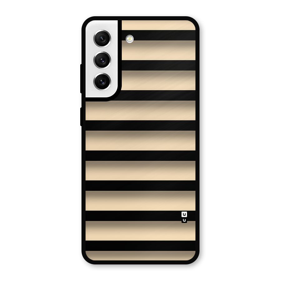 Shadow Stripes Metal Back Case for Galaxy S21 FE 5G
