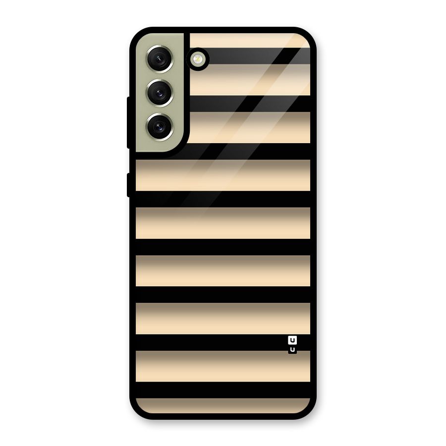 Shadow Stripes Metal Back Case for Galaxy S21 FE 5G (2023)