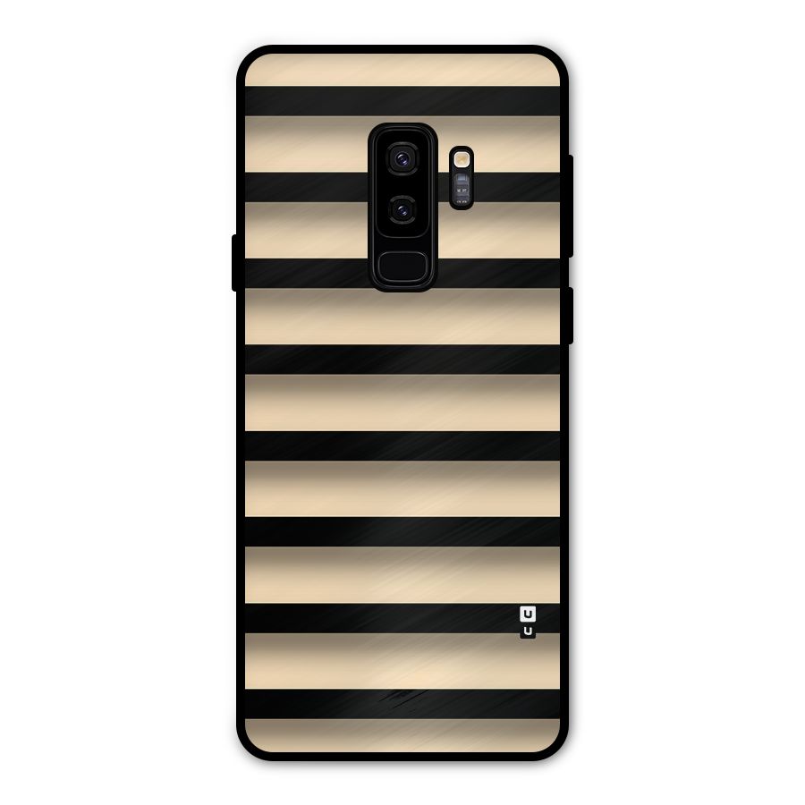 Shadow Stripes Metal Back Case for Galaxy S9 Plus