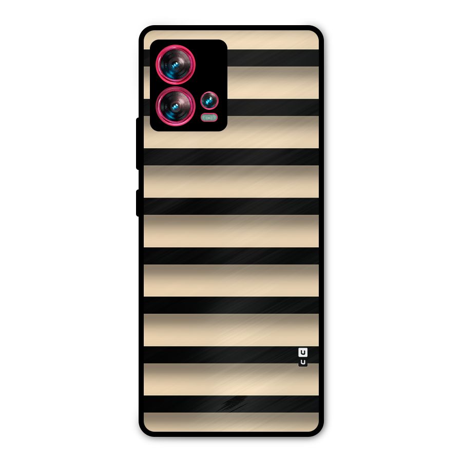Shadow Stripes Metal Back Case for Motorola Edge 30 Fusion