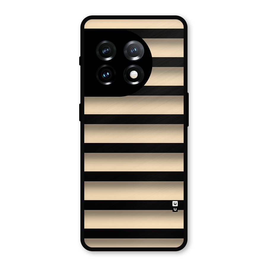 Shadow Stripes Metal Back Case for OnePlus 11