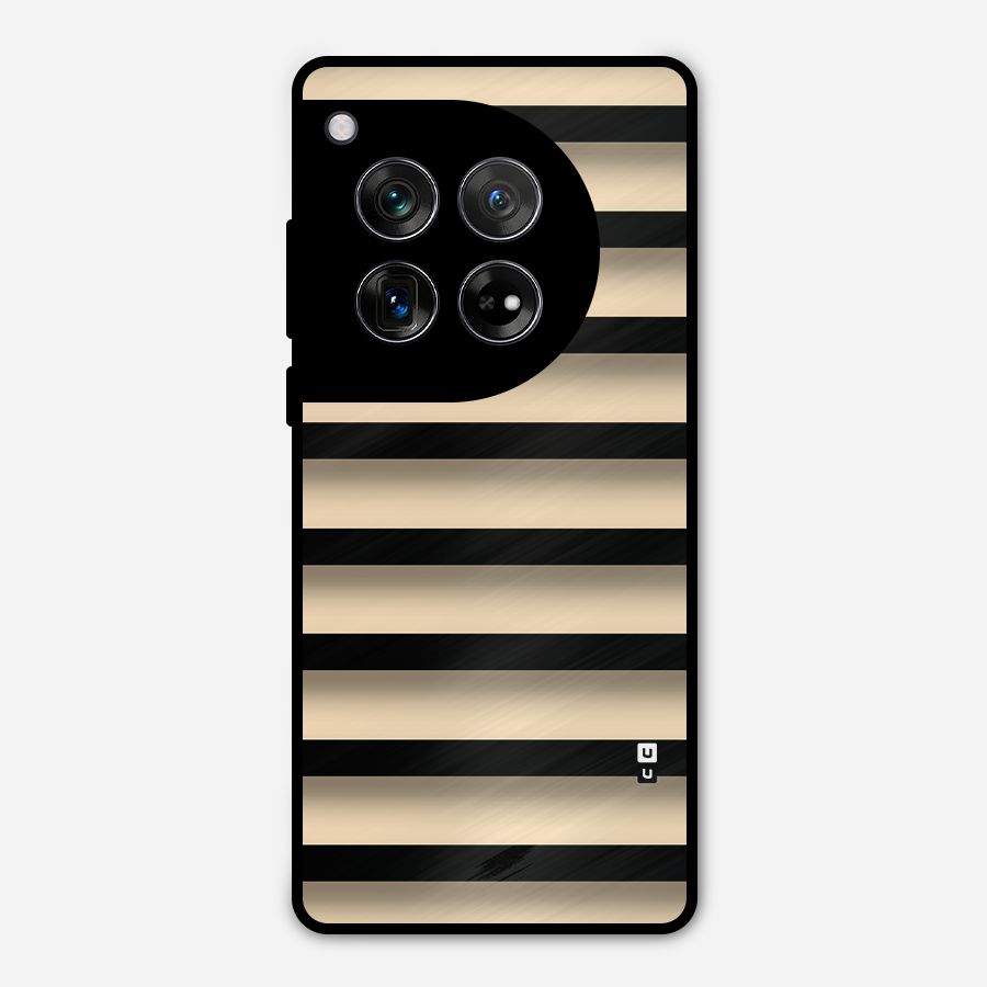 Shadow Stripes Metal Back Case for OnePlus 12