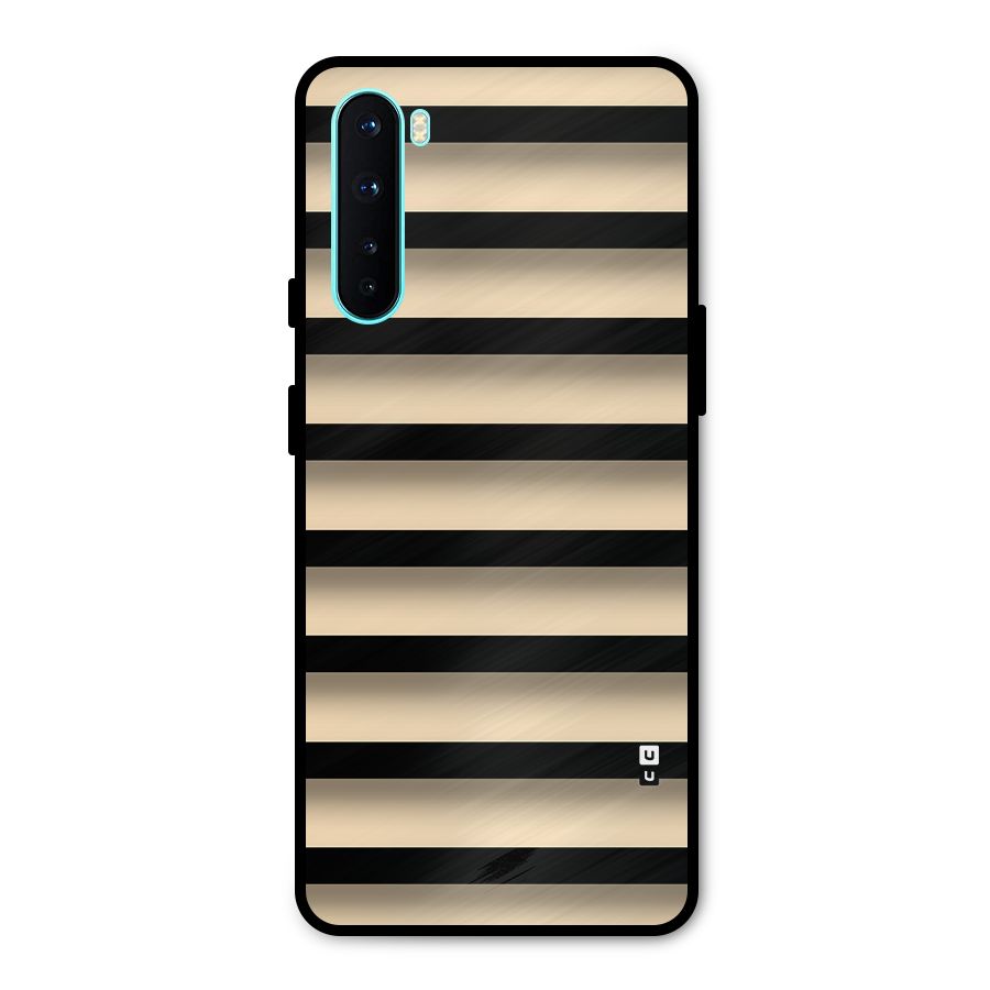 Shadow Stripes Metal Back Case for OnePlus Nord