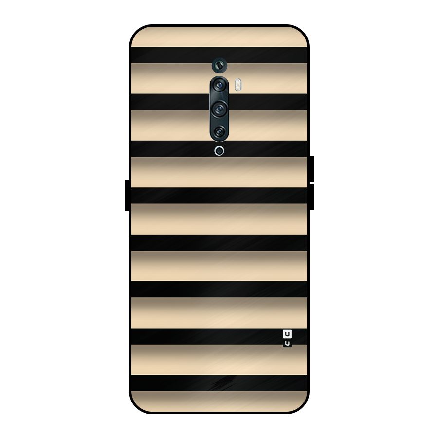 Shadow Stripes Metal Back Case for Oppo Reno2 Z