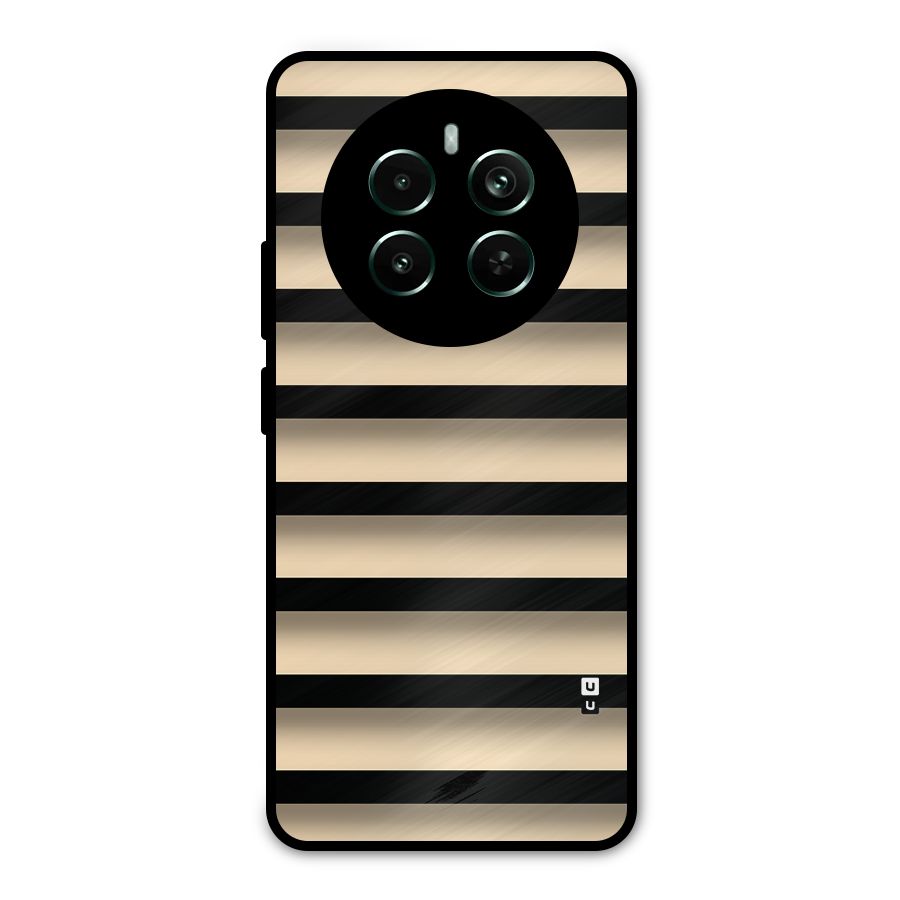 Shadow Stripes Metal Back Case for Realme 12 Plus