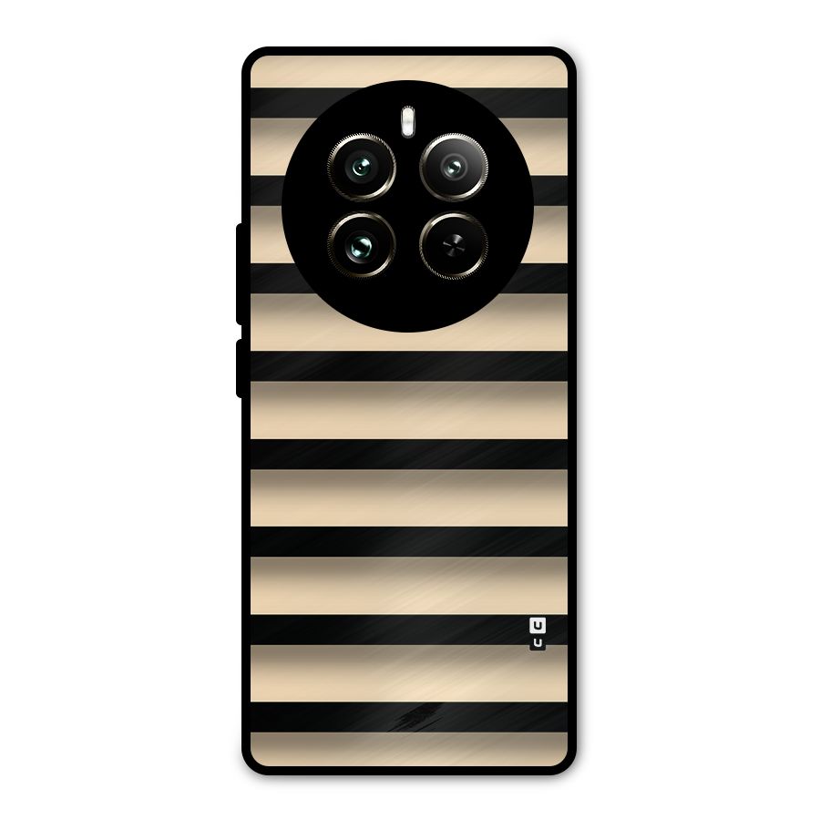 Shadow Stripes Metal Back Case for Realme 12 Pro