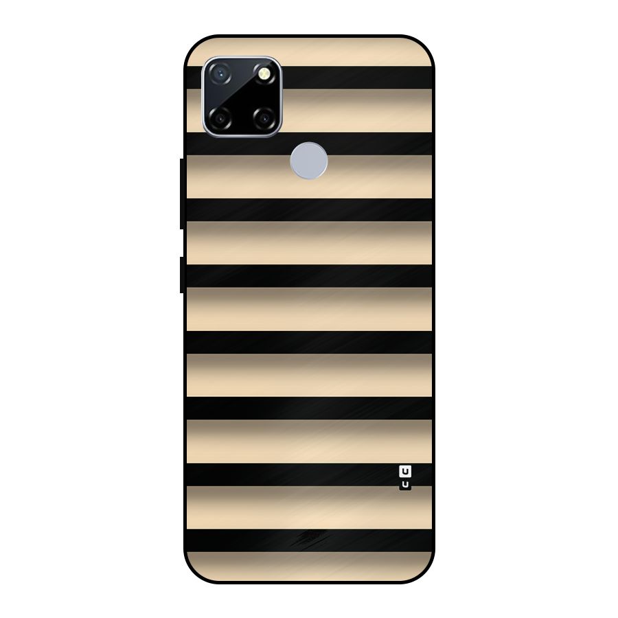 Shadow Stripes Metal Back Case for Realme Narzo 30A
