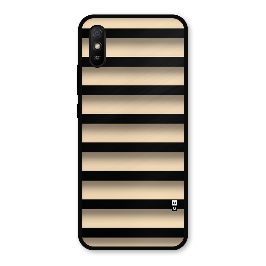 Shadow Stripes Metal Back Case for Redmi 9i
