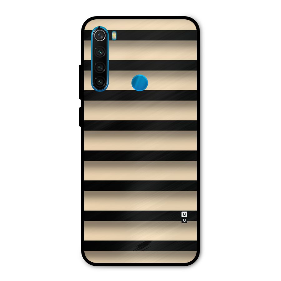 Shadow Stripes Metal Back Case for Redmi Note 8